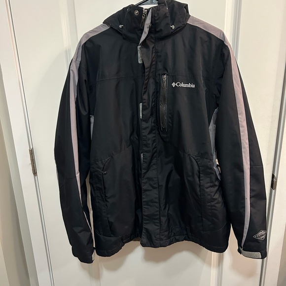 Columbia Other - Columbia Omni Heat Men's Black Rain Snow Gorpcore Outdoor Jacket Size Large